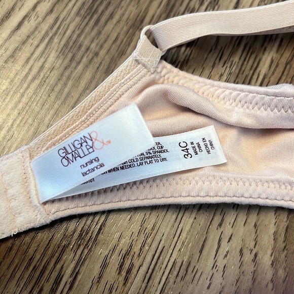 34C Gilligan & O’Malley nursing bra - nude color - Picture 5 of 5